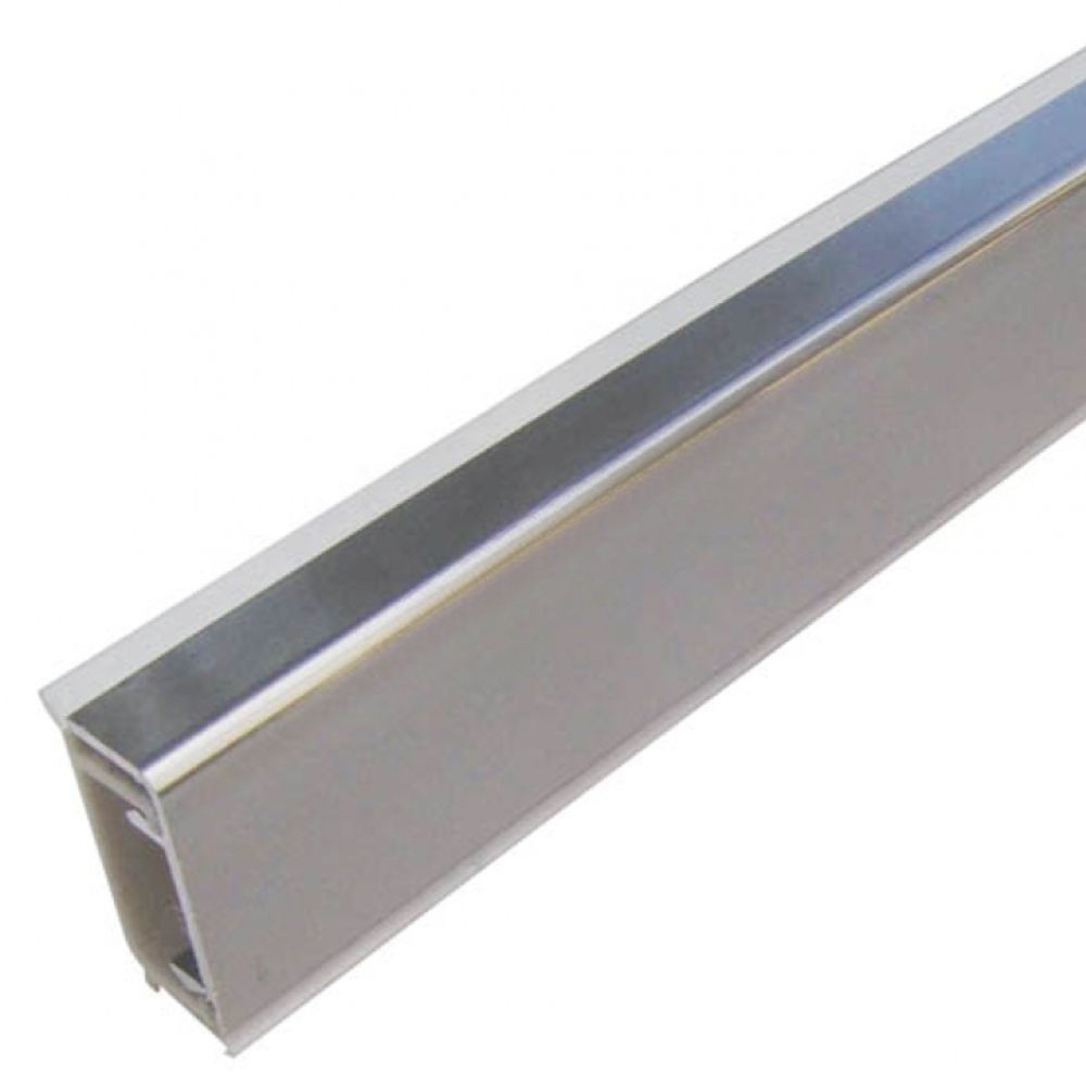 alzatina rettangolare cucina finitura inox 25 mm barra da 366 cm td14, alzatina in primo piano, ideale per completare il piano cucina