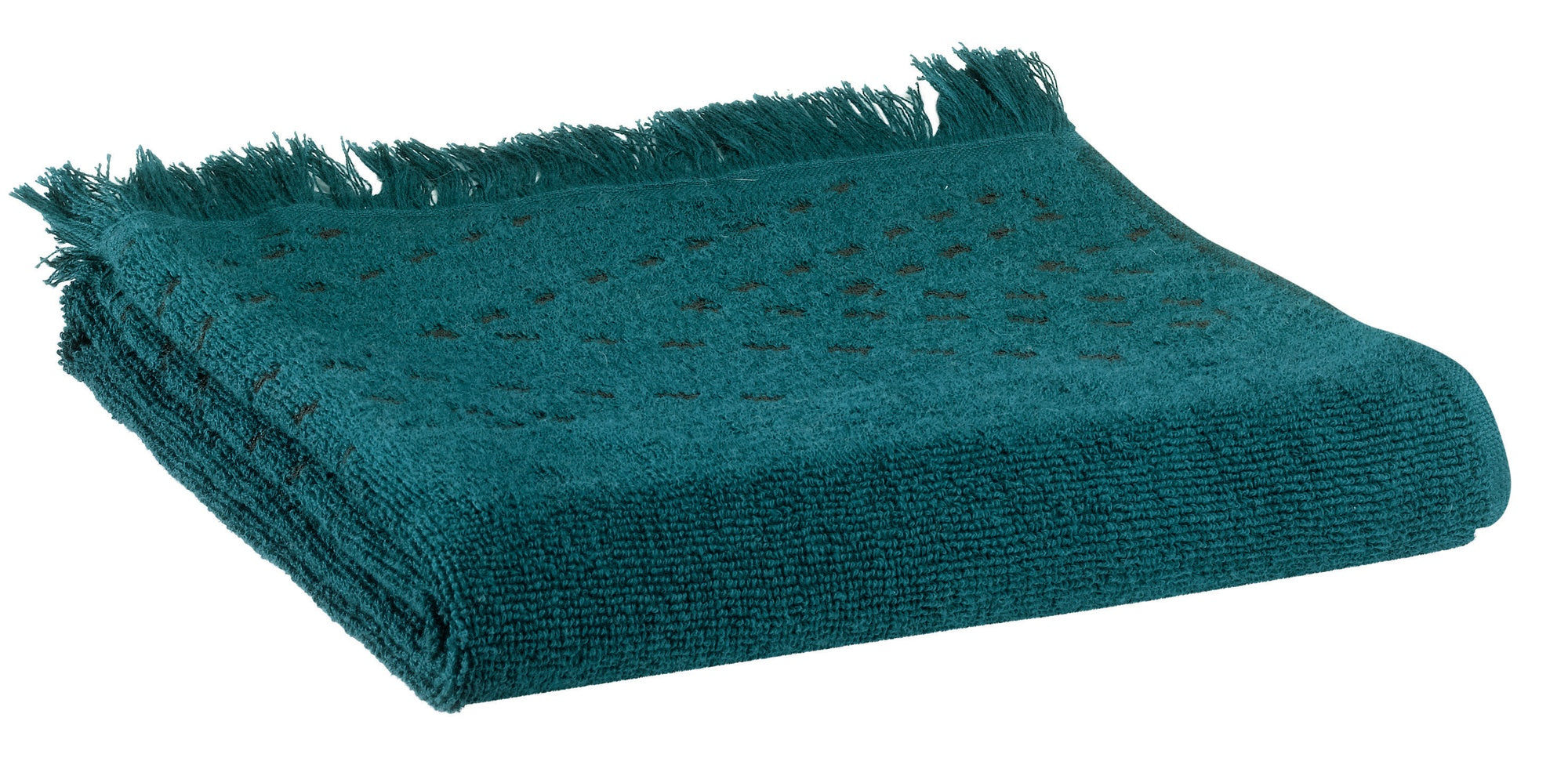 asciugamano julia olio, colore olio, taglia 50 x 100. asciugamano piegato su sfondo neutro per una visione pulita del prodotto