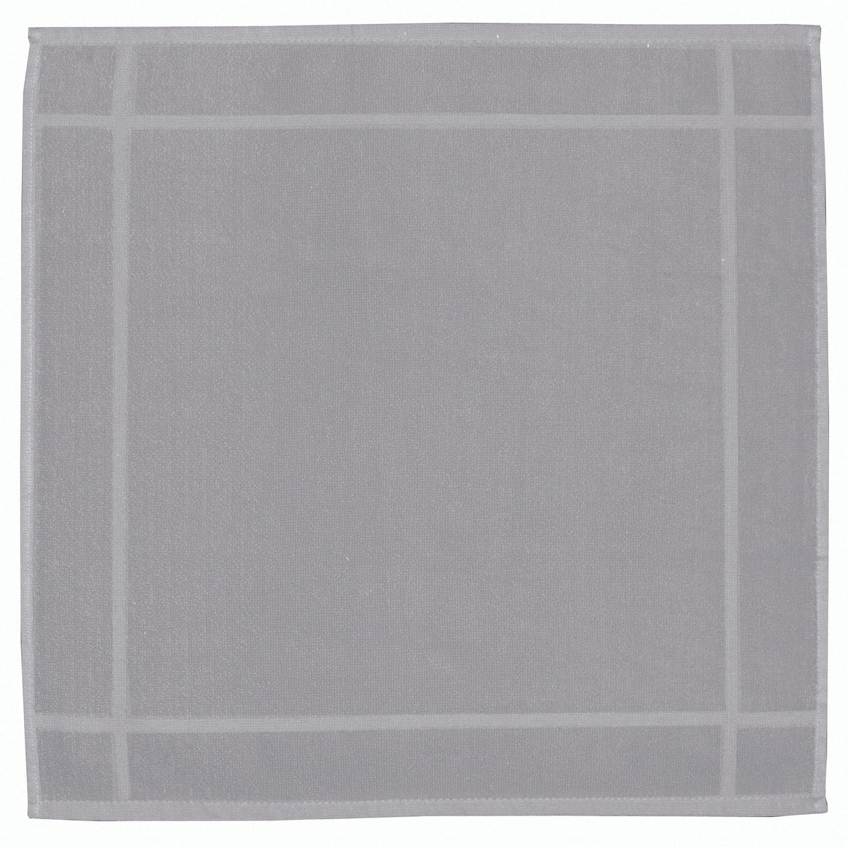 asciugamano loess perla, colore perla, taglia 50 x 50. asciugamano piegato su sfondo neutro per una visione pulita del prodotto