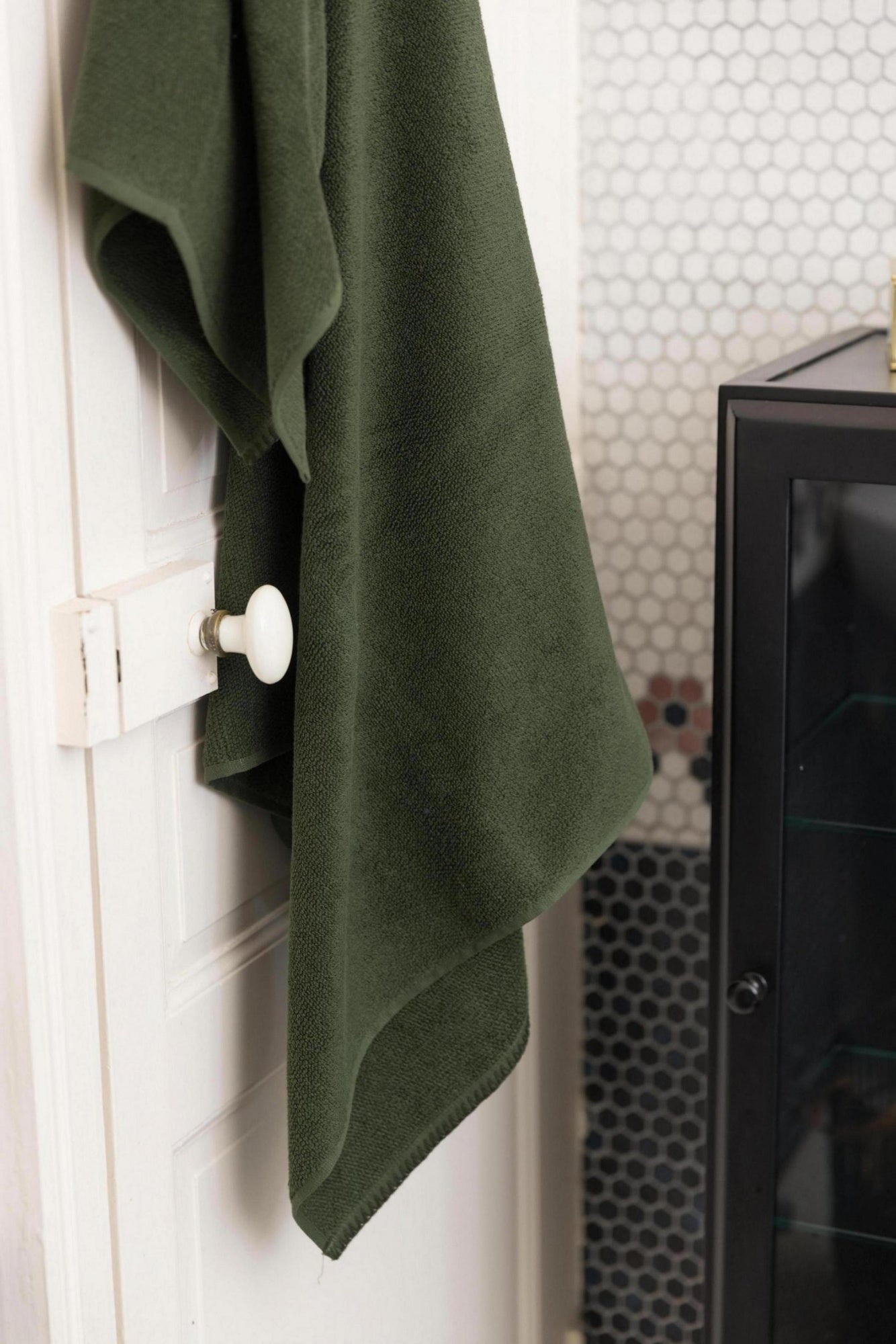 asciugamano bora rosmarino, colore rosmarino, taglia 50 x 100. perfetto per il bagno quotidiano o la palestra