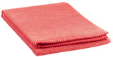 asciugamano bora corallo, colore corallo, taglia 50 x 100. asciugamano piegato su sfondo neutro per una visione pulita del prodotto