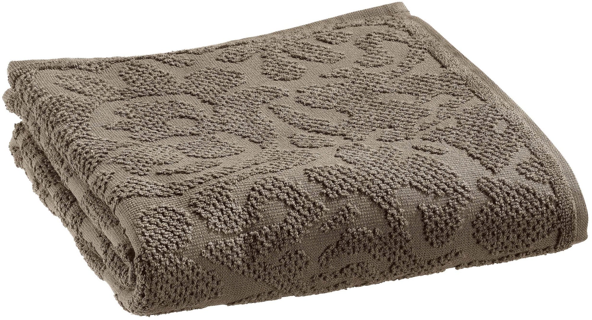 asciugamano gilda carbone, colore carbone, taglia 50 x 100. asciugamano piegato su sfondo neutro per una visione pulita del prodotto