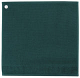 asciugamano con occhiello curl abete, colore abete, taglia 50 x 50. asciugamano piegato su sfondo neutro per una visione pulita del prodotto