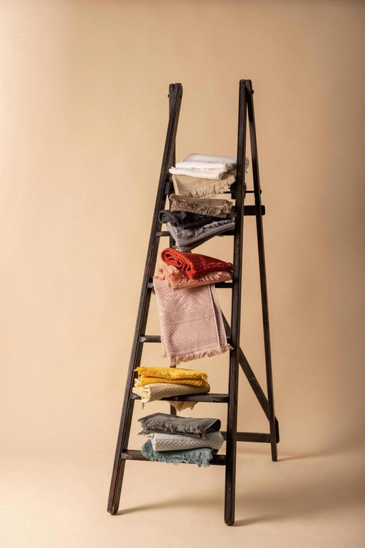 asciugamano zoe vanille, colore vanille, taglia 100 x 180. realizzato in 100% cotone, ideale per assorbenza e delicatezza sulla pelle