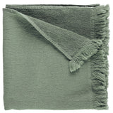 asciugamano luna verde detox, colore verde detox, taglia 100 x 50. asciugamano piegato su sfondo neutro per una visione pulita del prodotto