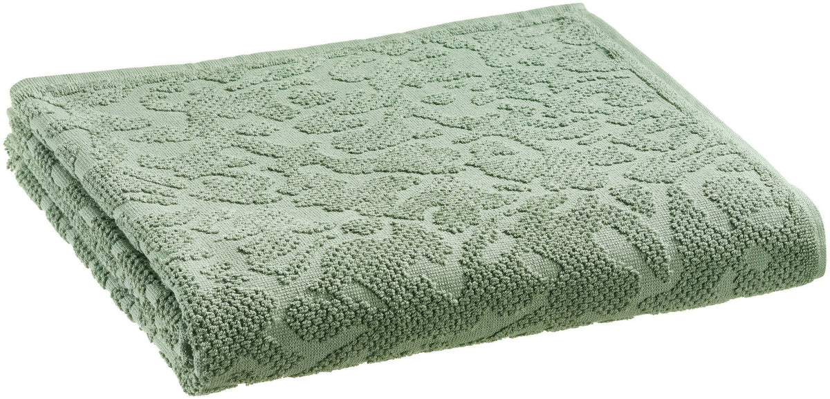 asciugamano da bagno gilda timo, colore timo, taglia 90 x 150. asciugamano piegato su sfondo neutro per una visione pulita del prodotto