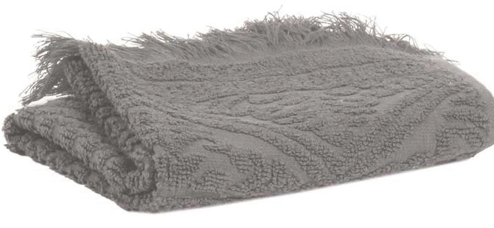 asciugamano ospite zoe uragano, colore uragano, taglia 30 x 50. asciugamano ospite piegato elegantemente su fondo neutro