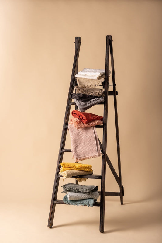 asciugamano ospite zoe mattone, colore mattone, taglia 30 x 50. realizzato in 100% cotone, ideale per offrire comfort agli ospiti