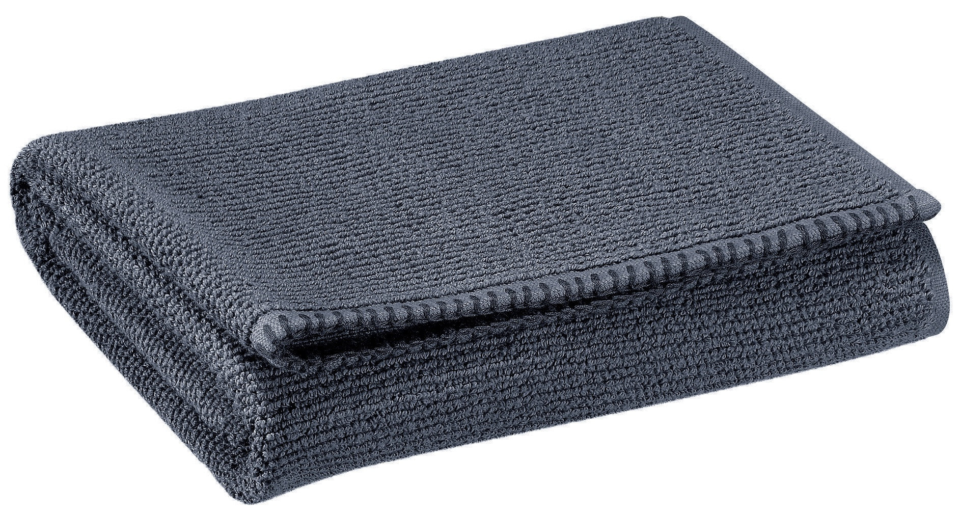 asciugamano ospite bora ombra, colore ombra, taglia 30 x 50. asciugamano ospite piegato elegantemente su fondo neutro