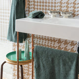 asciugamano ospite bora felce, colore felce, taglia 30 x 50. realizzato in 100% cotone, ideale per offrire comfort agli ospiti