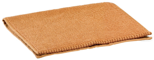 asciugamano ospite bora senape, colore senape, taglia 30 x 50. asciugamano ospite piegato elegantemente su fondo neutro 2000