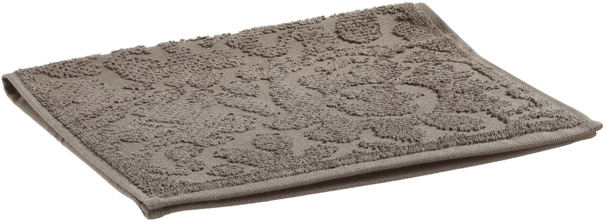 asciugamano ospite gilda carbone, colore carbone, taglia 30 x 50. asciugamano ospite piegato elegantemente su fondo neutro