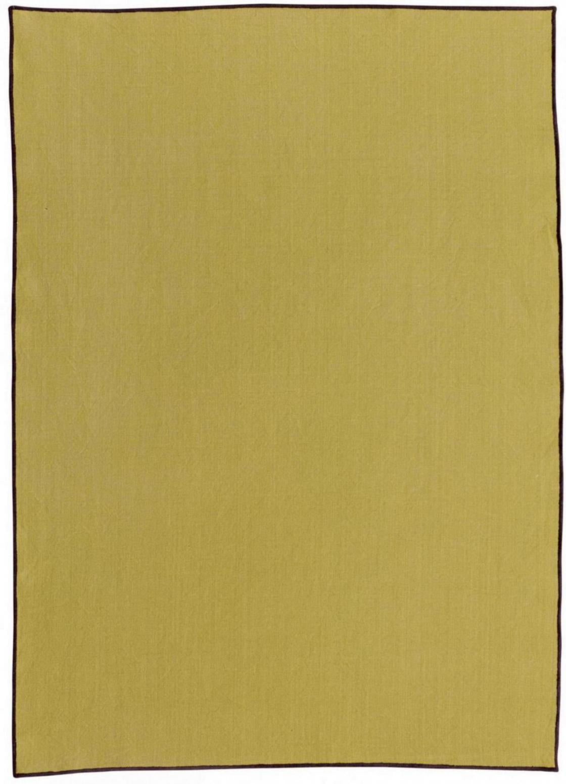 strofinaccio riciclato isae khaki, colore khaki, taglia 50 x 70. asciugamano piegato su sfondo neutro per una visione pulita del prodotto