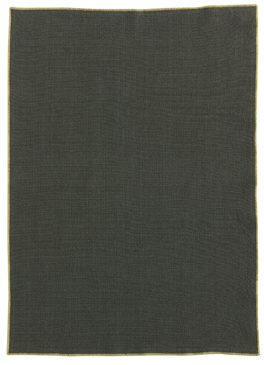 strofinaccio riciclato isae foresta, colore foresta, taglia 50 x 70. asciugamano piegato su sfondo neutro per una visione pulita del prodotto