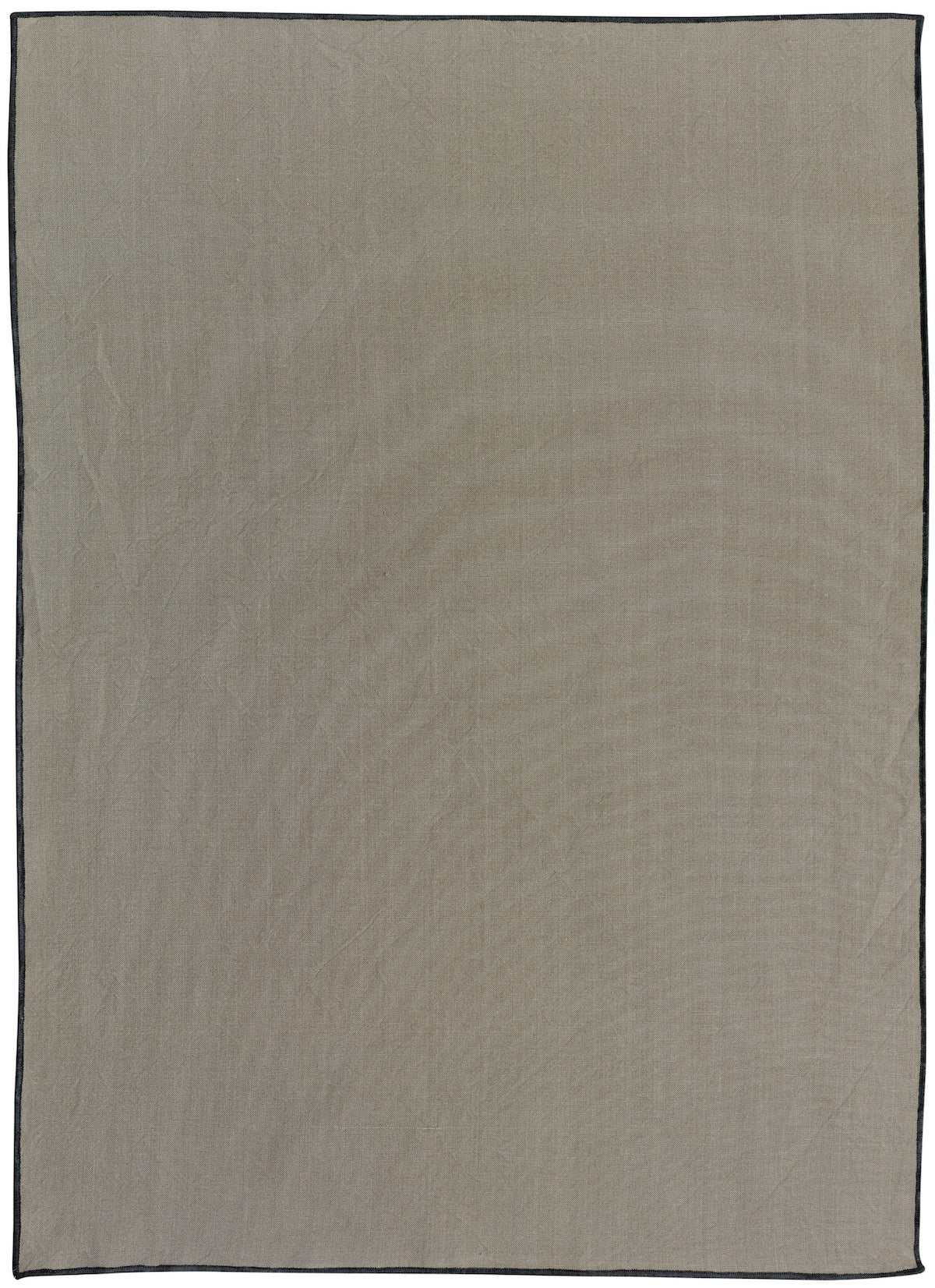 strofinaccio riciclato isae ombra, colore ombra, taglia 50 x 70. asciugamano piegato su sfondo neutro per una visione pulita del prodotto