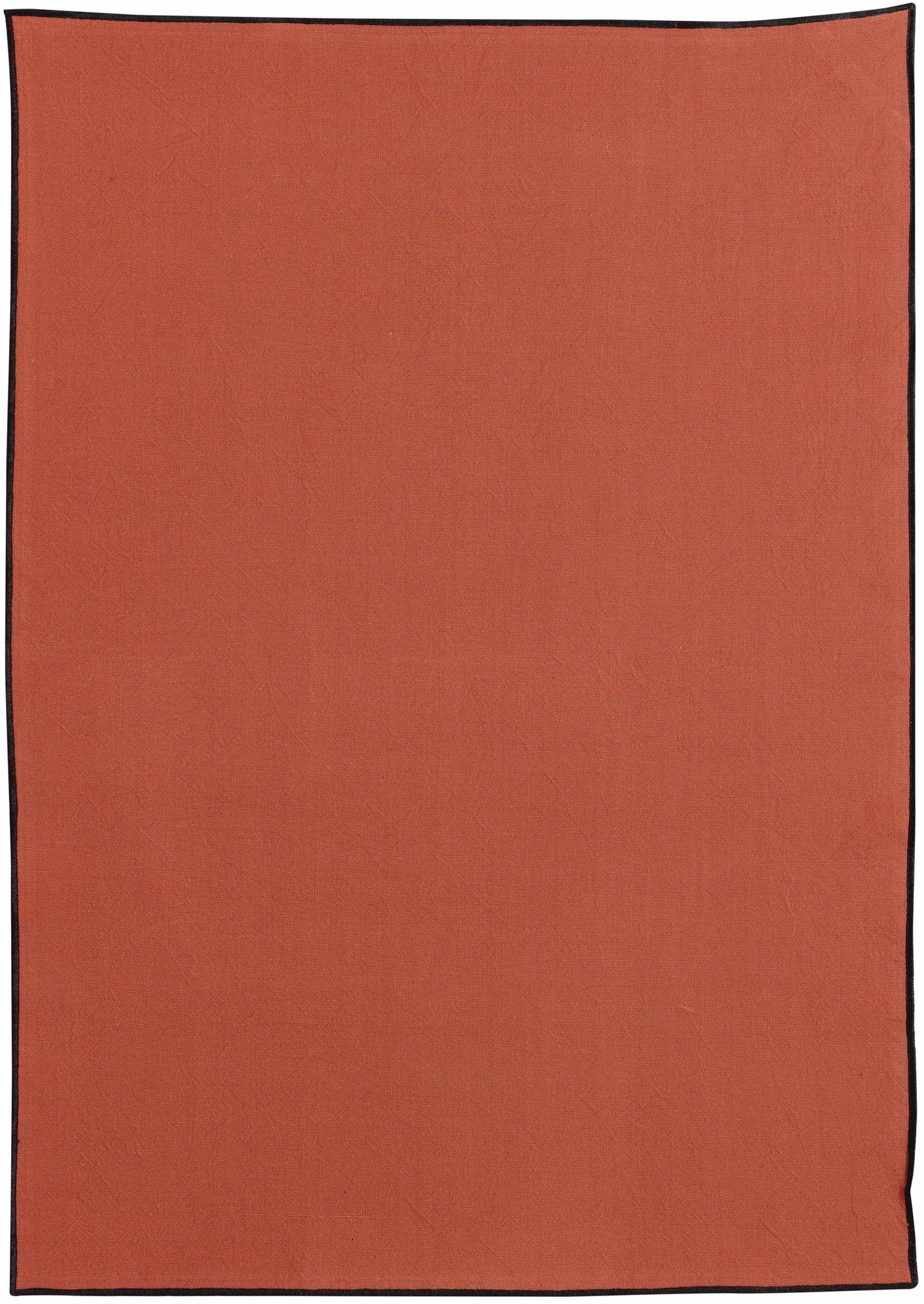 strofinaccio riciclato isae tomette, colore tomette, taglia 50 x 70. asciugamano piegato su sfondo neutro per una visione pulita del prodotto