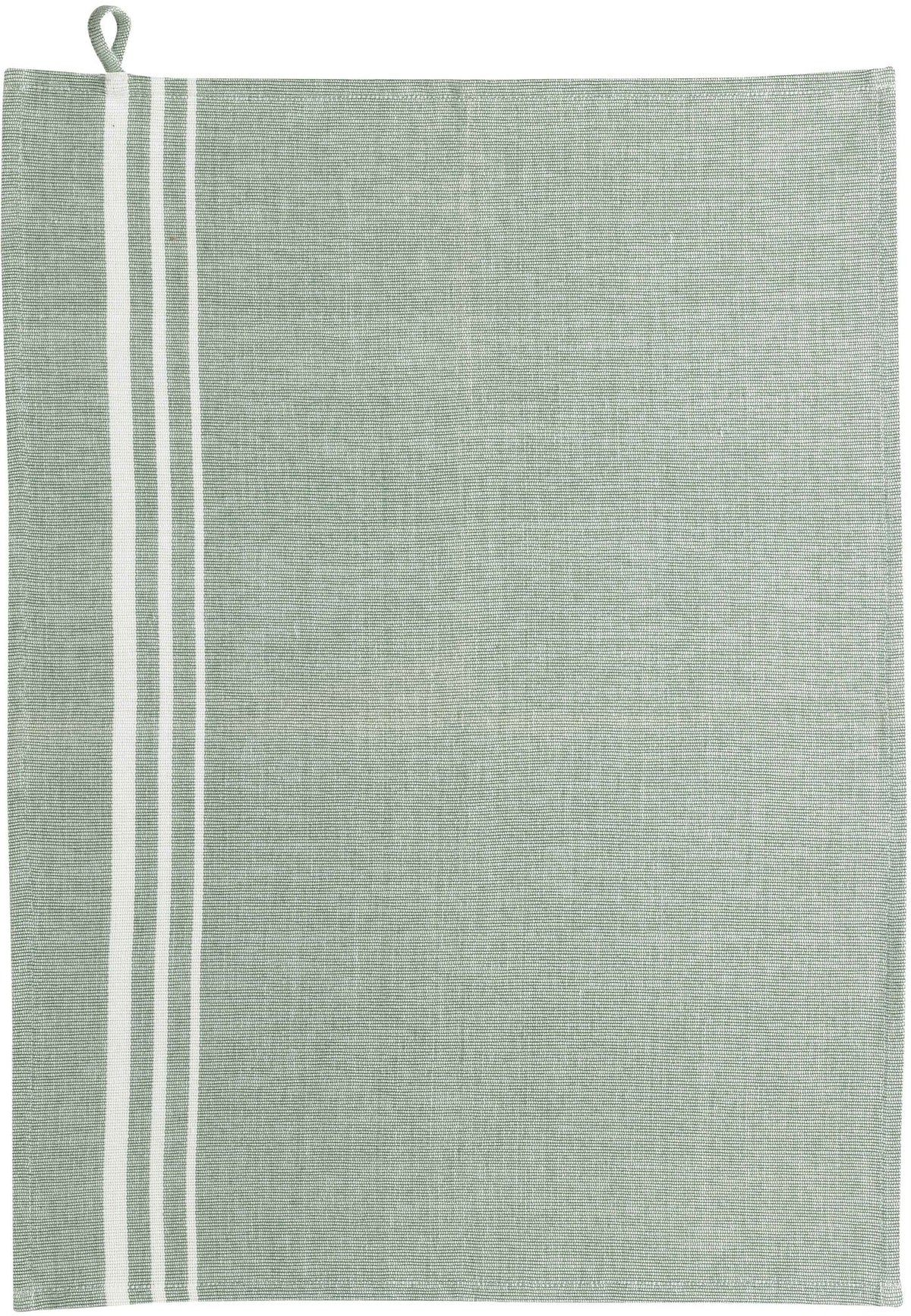 strofinaccio riciclato rib timo, colore timo, taglia 50 x 70. asciugamano piegato su sfondo neutro per una visione pulita del prodotto