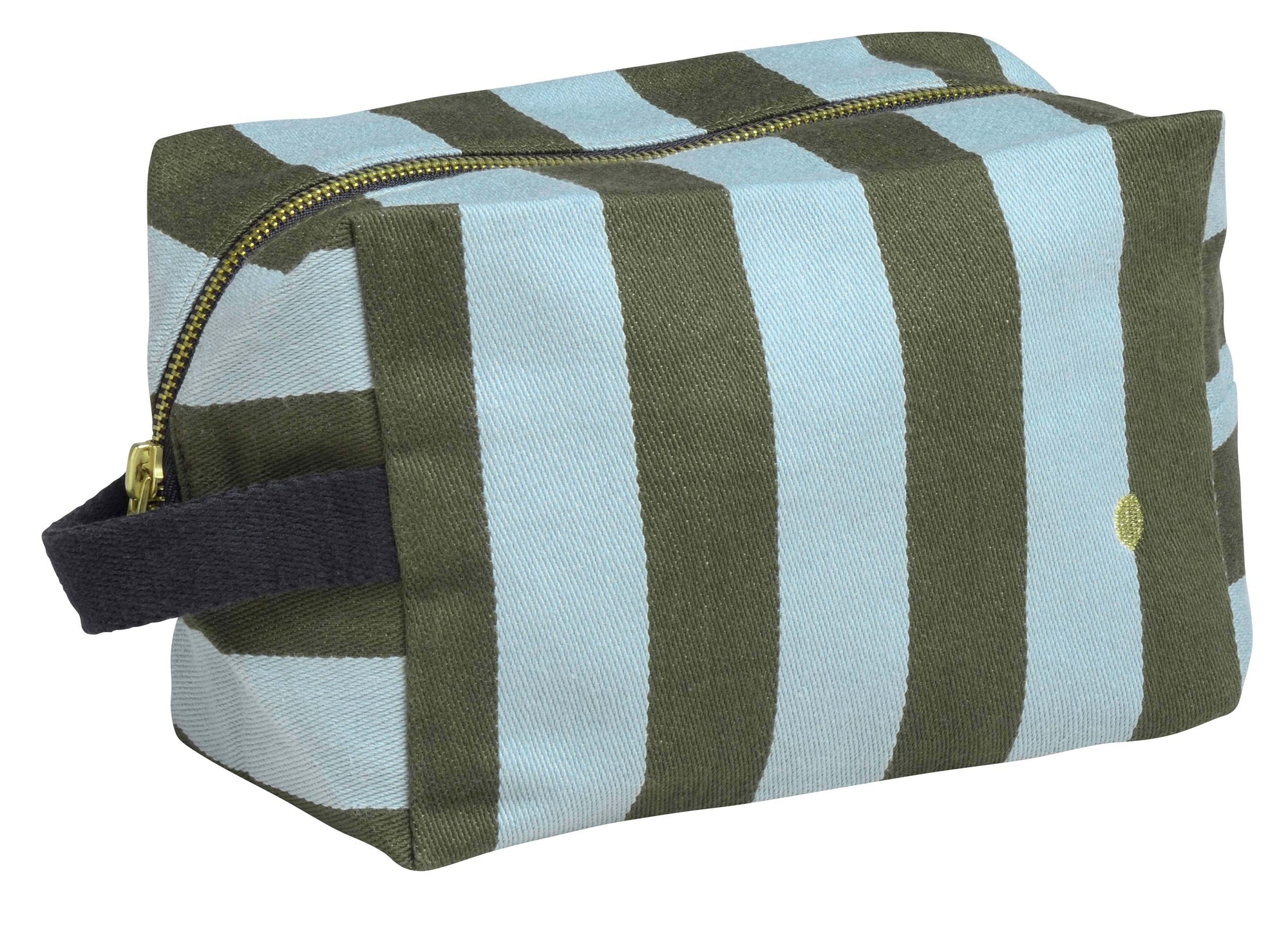 trousse cubo rita matcha, colore matcha, taglia 14 x 22 x 11. dettaglio del prodotto da bagno