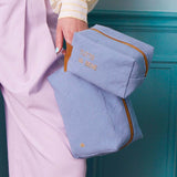 astuccio cubo iona bluetiful, colore bluetiful, taglia 14 x 22 x 11. dettaglio del prodotto da bagno