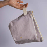 trousse da toilette iona pepe rosa, colore pepe rosa, taglia 28 x 23 x 10. dettaglio del prodotto da bagno