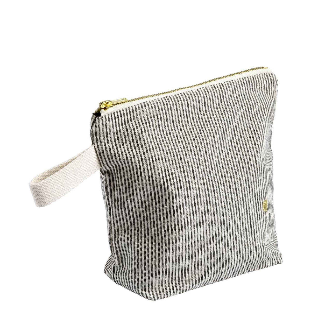 trousse da toilette finette caviar, colore finette caviar, taglia 22 x 18 x 7,5. dettaglio del prodotto da bagno