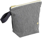 trousse da toilette basile caviale, colore caviale, taglia 22 x 18 x 7,5. dettaglio del prodotto da bagno