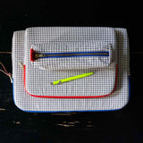 astuccio da ufficio stylo blu, colore blu, taglia 6 x 20 x 6. dettaglio del prodotto da bagno