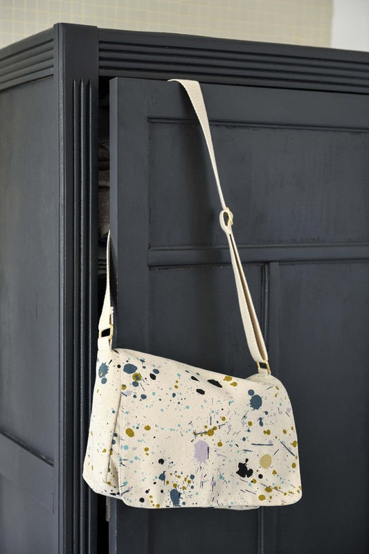 borsa a tracolla iona brigitte multicolore, colore multicolore, taglia 18 x 27 x 8. realizzata in tessuto eco-sostenibile per un uso quotidiano consapevole