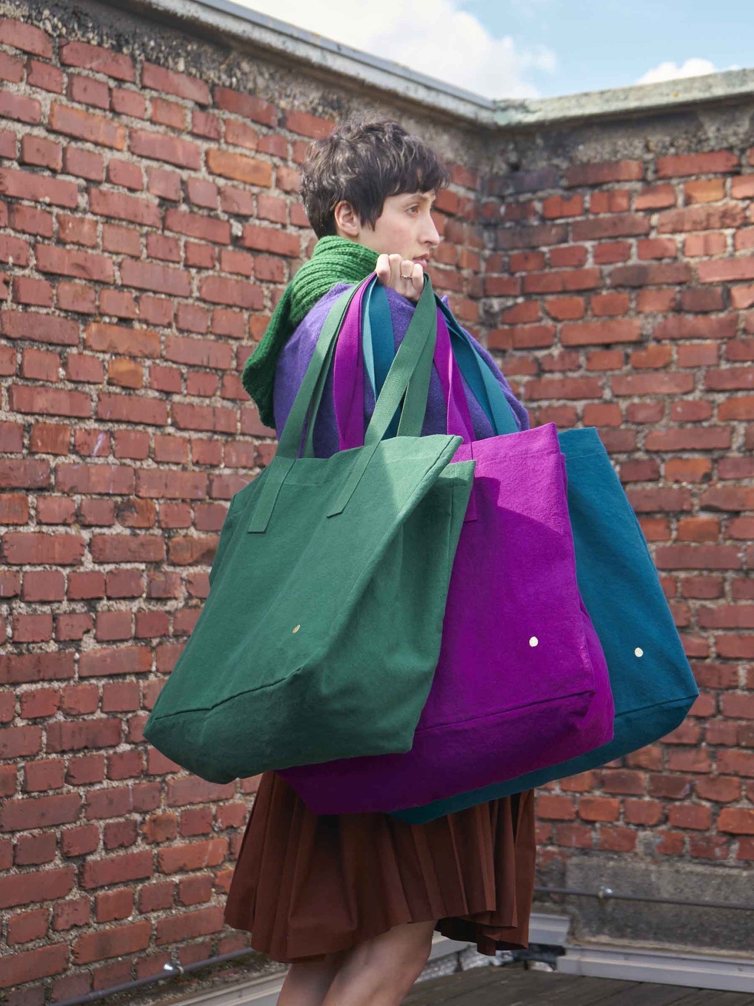 borsa shopper iona nori, colore nori, taglia 38 x 46 x 18. compagna ideale per il mercato, la città o il weekend