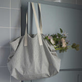 borsa shopper finette caviar, colore finette caviar, taglia 38 x 46 x 18. realizzata in tessuto sostenibile, ideale per uno shopping responsabile