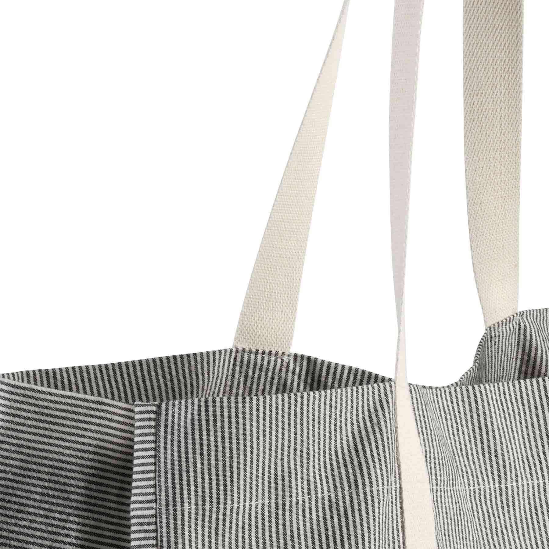 borsa shopper finette caviar, colore finette caviar, taglia 38 x 46 x 18. borsa riutilizzabile per ridurre l’uso della plastica