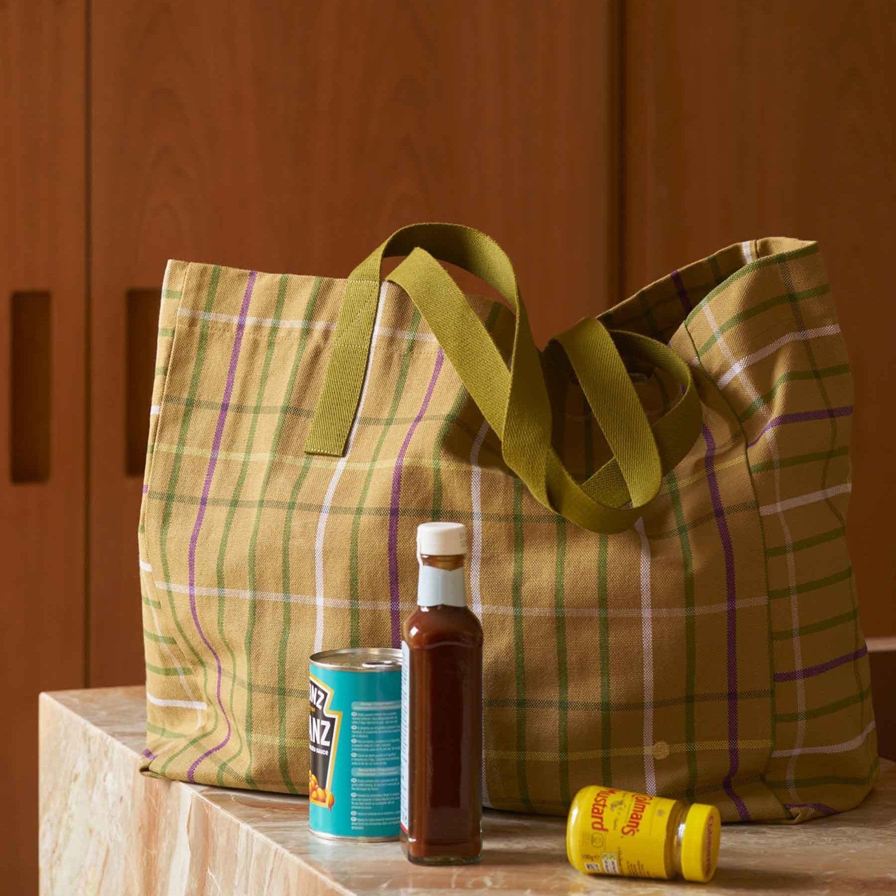 borsa shopper scotty marrone, colore marrone, taglia 38 x 46 x 18. realizzata in tessuto sostenibile, ideale per uno shopping responsabile