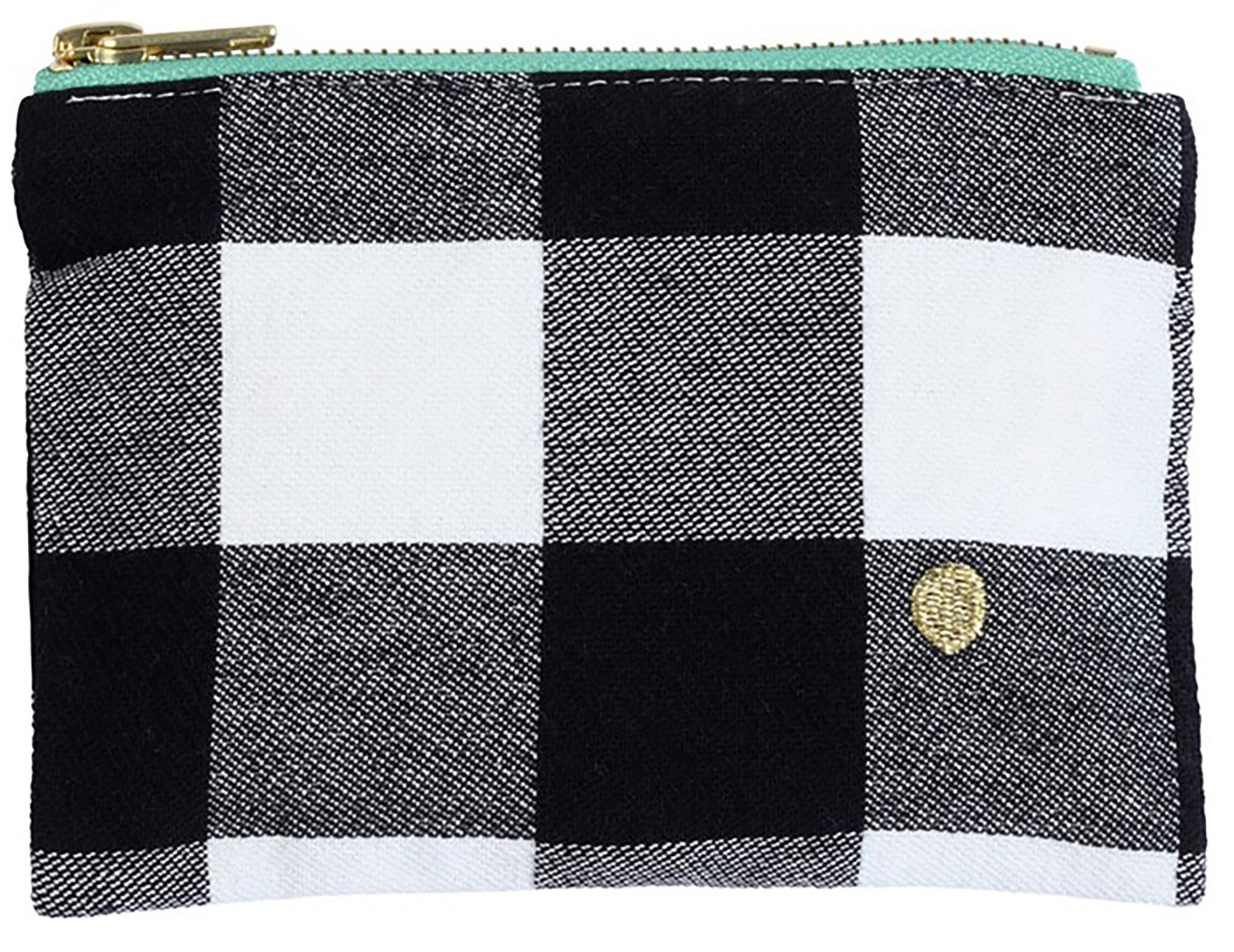 pochette max caviar, colore max caviar, taglia s. vista frontale della pochette in tessuto naturale su sfondo neutro