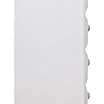 Cassettiera BLANC in legno bianco e 4 cassetti effetto decapato, 40x36x76 cm