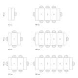 consolle allungabile lerici effetto grigio cemento 90×45 cm – 90×300, dettaglio dei materiali e lavorazioni artigianali