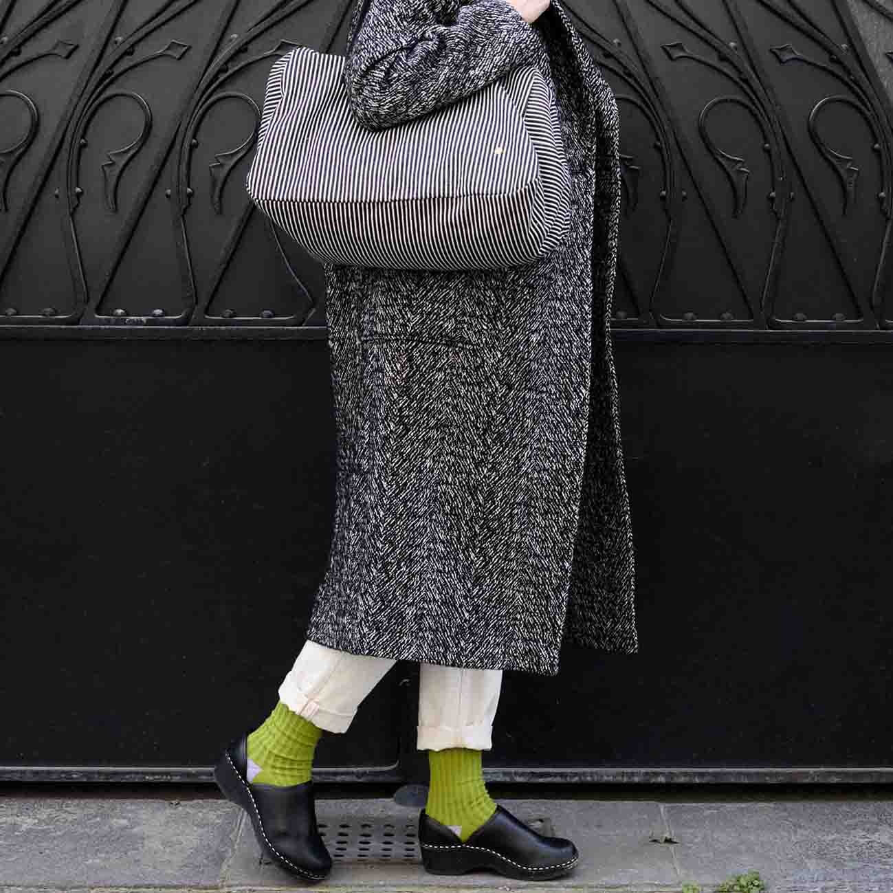 calze yvette pistacchio, colore pistacchio, taglia 36/38. calzini in cotone biologico per un benessere quotidiano e sostenibile