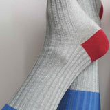 calzini yvette frassino, colore frassino, taglia 39/41. calzini in cotone biologico per un benessere quotidiano e sostenibile