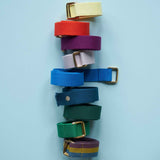 cintura ursule pepe rosa, colore pepe rosa, taglia 3 x 110. cintura in tessuto naturale per uno stile etico e moderno