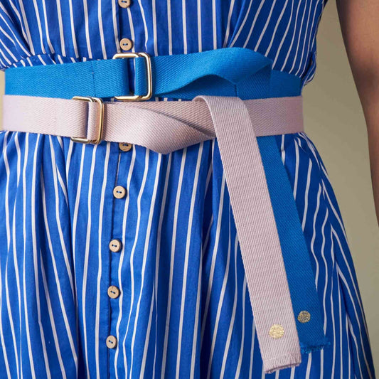 cintura ursule meccano, colore meccano, taglia 3 x 110. realizzata in 100% cotone bio, unisce eleganza e rispetto per l’ambiente