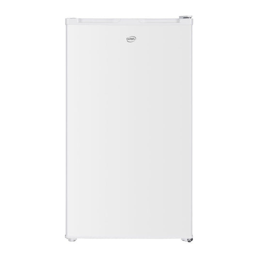 congelatore verticale dcv08sm3we0 60 lt a 3 cassetti con porta reversibile classe e bianco daya, vista frontale del prodotto