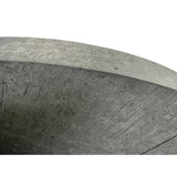 consolle allungabile ofelia colore grigio cemento, dettaglio dei materiali e lavorazioni artigianali