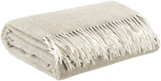 plaid carina nuvola, colore nuvola, taglia 130 x 190. vista frontale della coperta piegata su sfondo bianco 2000