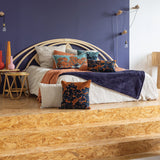 plaid michka marina militare, colore marina militare, taglia 130 x 160. mantiene il letto caldo nelle notti più fredde