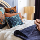 plaid michka marina militare, colore marina militare, taglia 130 x 160. aggiunge comfort e stile alla zona notte