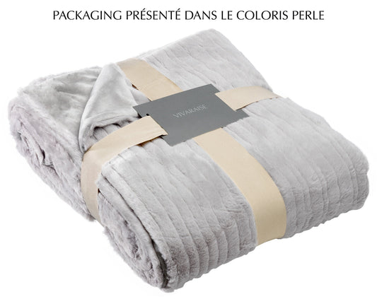 plaid artus ombra, colore ombra, taglia 140 x 180. coperta di qualità ideale per le notti fredde o il relax sul divano