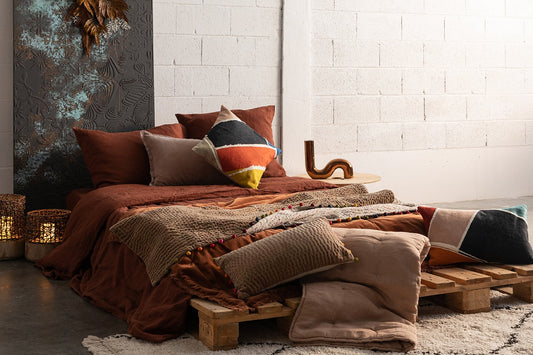 plaid zeff sabbia, colore sabbia, taglia 180 x 260. coperta di qualità ideale per le notti fredde o il relax sul divano