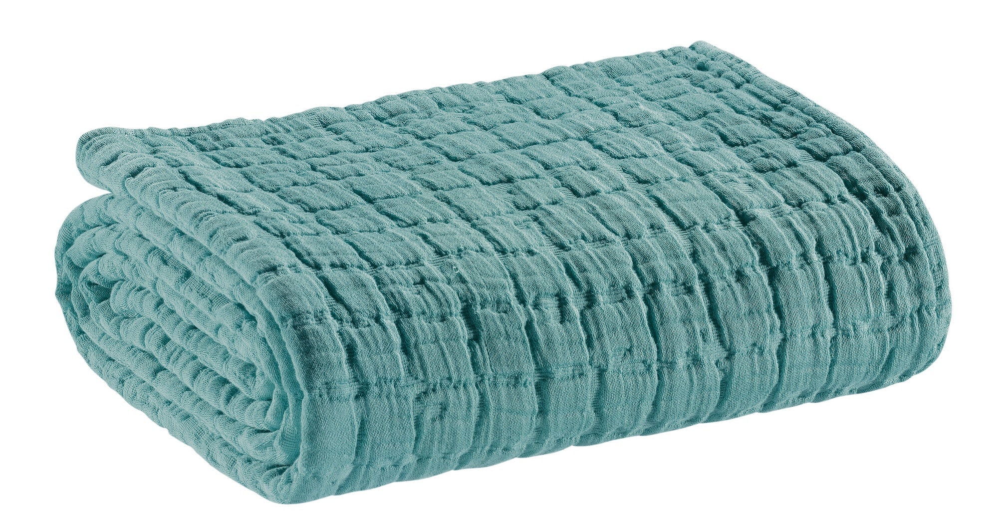 Vivaraise Coperta Swami Stonewashed 180x260 Cm – 100% Cotone, Colore Tempesta, Morbida E Traspirante