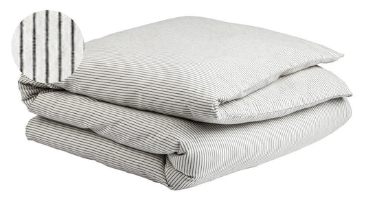 copripiumino leonie caviale, colore caviale, taglia 240 x 220. copripiumino piegato su sfondo neutro per una visione... 1080