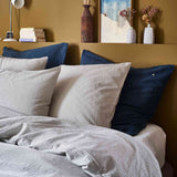 copripiumino leonie caviale, colore caviale, taglia 240 x 220. soluzione elegante per proteggere e valorizzare il piumino