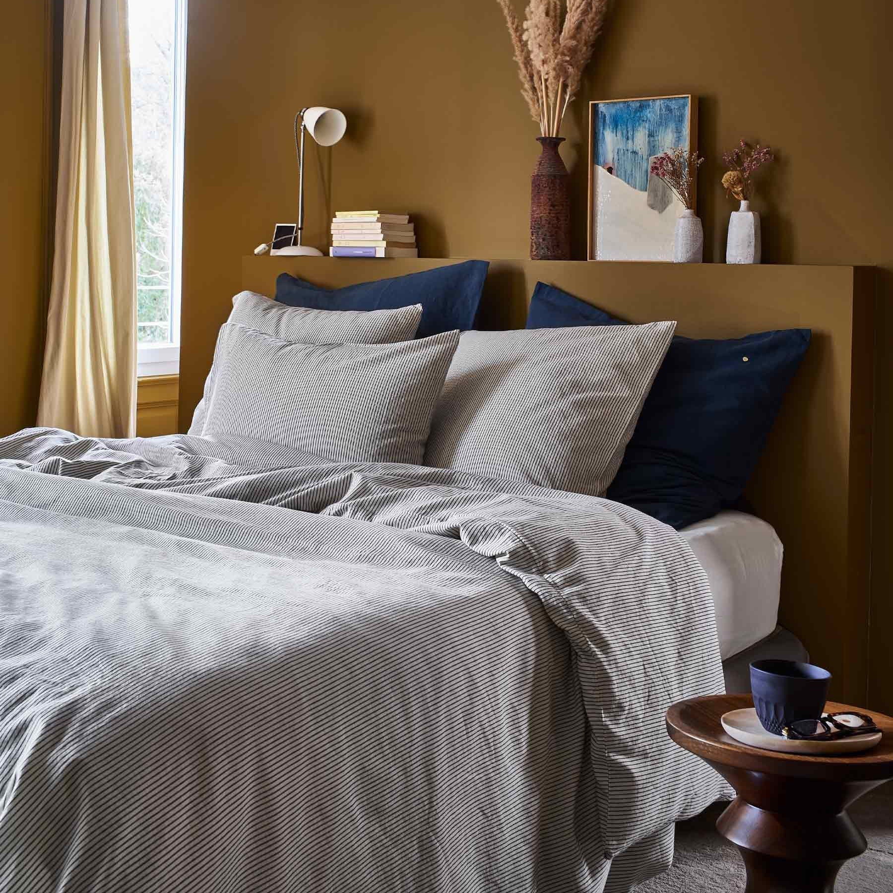 copripiumino leonie caviale, colore caviale, taglia 240 x 220. rinnova il letto con uno stile moderno e pratico